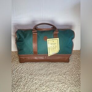 Polo by Ralph Lauren Green and Brown Men's Bag NTW